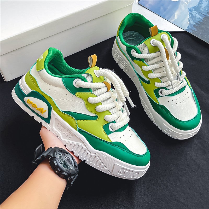 Men'S Shoes National Tide Shoes Spring New Fashion Breathable Casual Shoes Low Tide Shoes For Teenagers A Generation Of Hair - Image 2